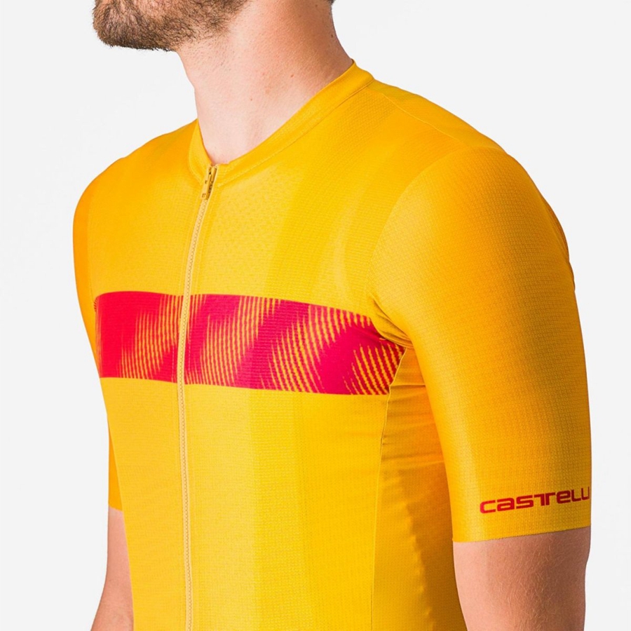 Red Men Castelli UNLIMITED ENDURANCE Jersey | 804956-DFW