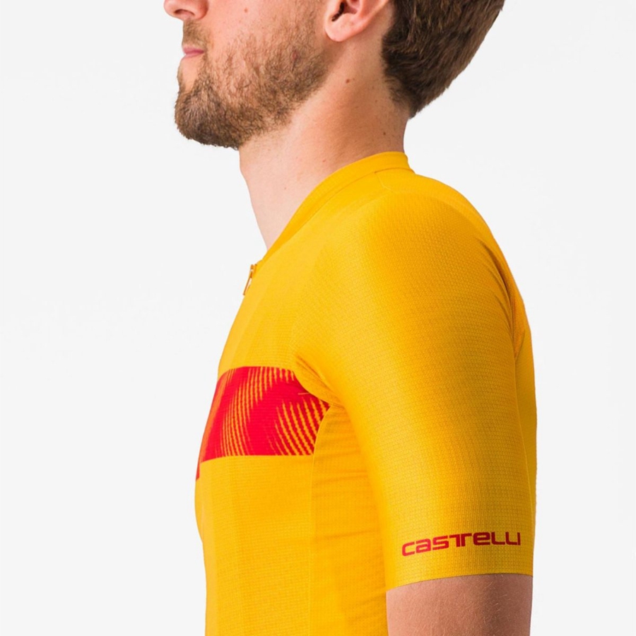 Red Men Castelli UNLIMITED ENDURANCE Jersey | 804956-DFW