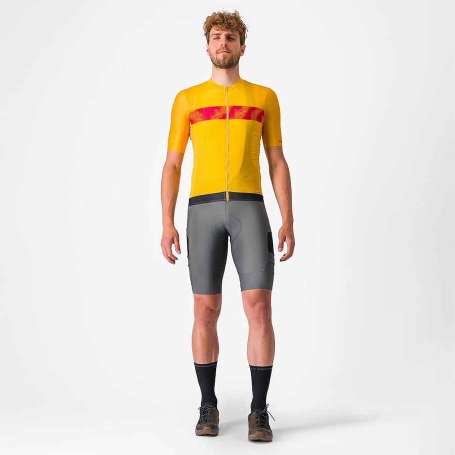 Red Men Castelli UNLIMITED ENDURANCE Jersey | 804956-DFW