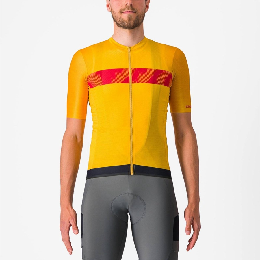 Red Men Castelli UNLIMITED ENDURANCE Jersey | 804956-DFW