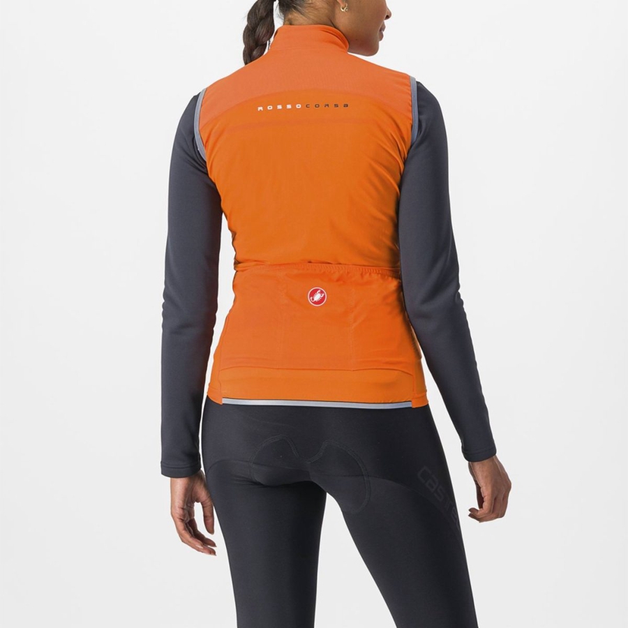 Red Orange Women Castelli PERFETTO RoS 2 W Vest | 137905-RCP