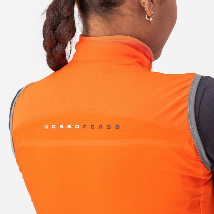 Red Orange Women Castelli PERFETTO RoS 2 W Vest | 137905-RCP