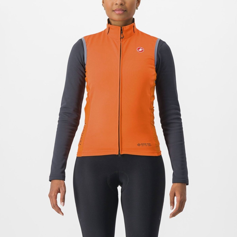 Red Orange Women Castelli PERFETTO RoS 2 W Vest | 137905-RCP