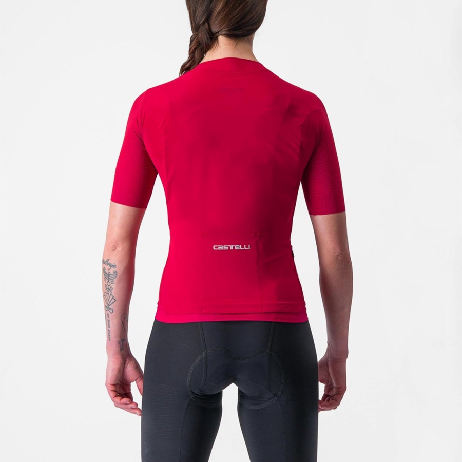 Red Women Castelli PREMIO W Jersey | 786192-NXW