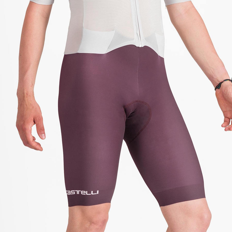 Silver Grey Burgundy Men Castelli SANREMO BTW X2 Speedsuits | 716932-GJA