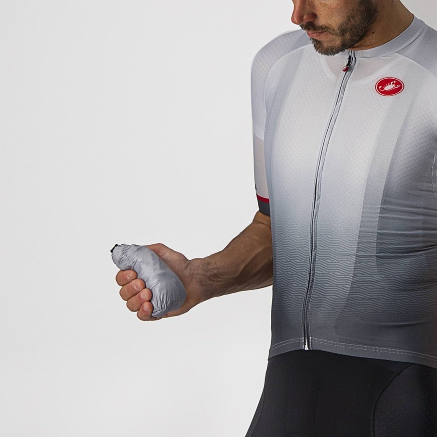 Silver Grey Men Castelli ARIA SHELL Protection | 420763-OAI