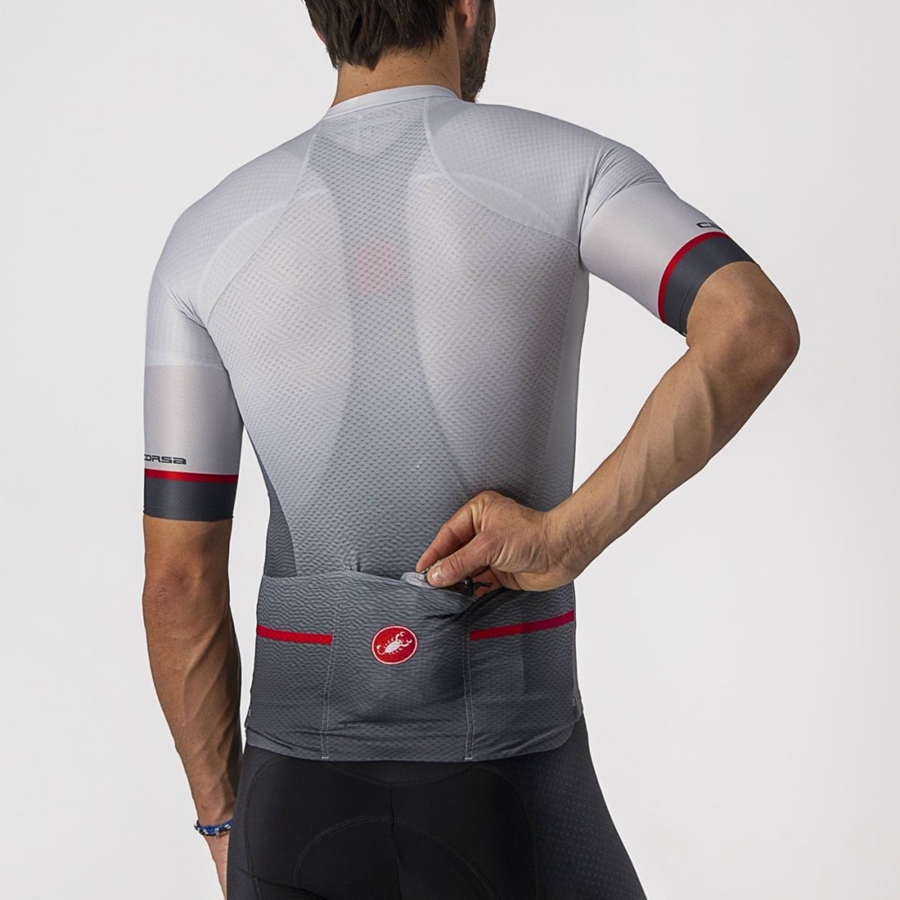 Silver Grey Men Castelli ARIA SHELL Protection | 420763-OAI