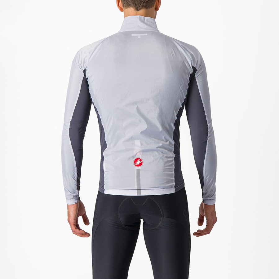 Silver Grey / Dark Grey Men Castelli SQUADRA STRETCH Protection | 592708-CKO