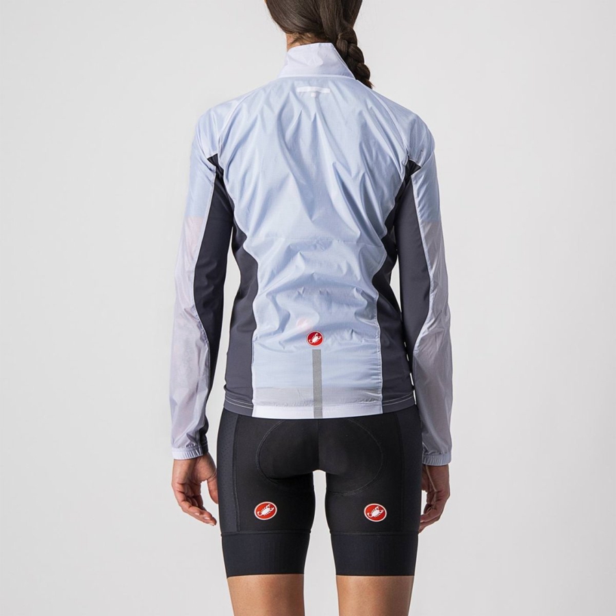 Silver Grey / Dark Grey Women Castelli SQUADRA STRETCH W Protection | 102973-VWB