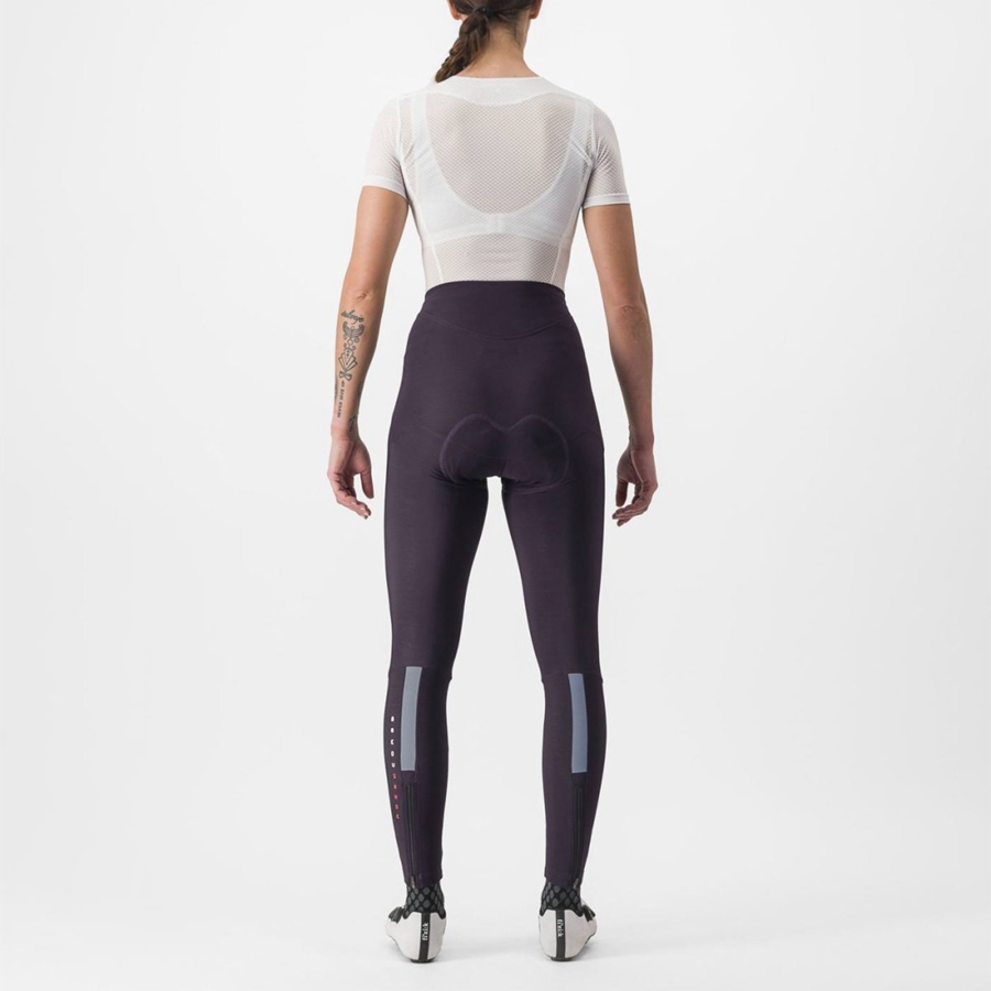 Silver Women Castelli SORPASSO RoS W Leggings | 967052-NCR