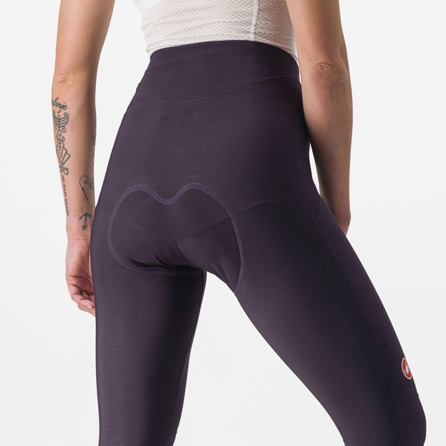 Silver Women Castelli SORPASSO RoS W Leggings | 967052-NCR