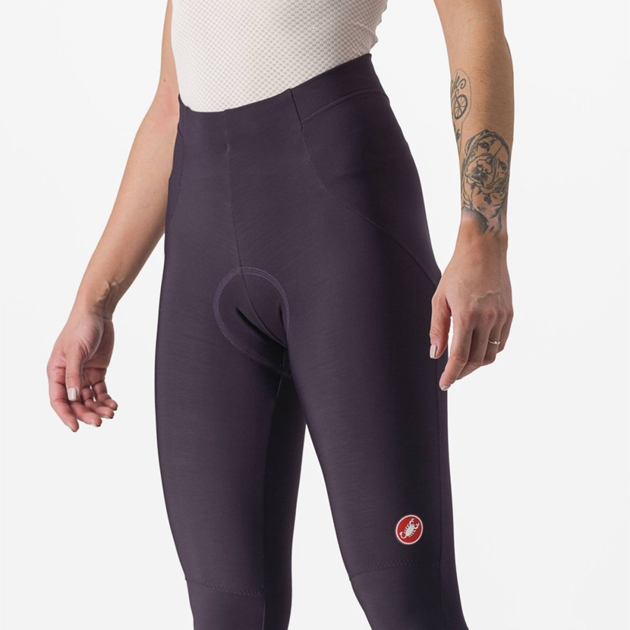 Silver Women Castelli SORPASSO RoS W Leggings | 967052-NCR