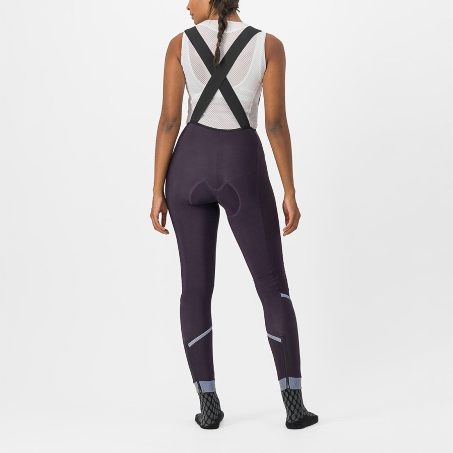 Silver Women Castelli VELOCISSIMA DT Bib Tights | 974816-HNM