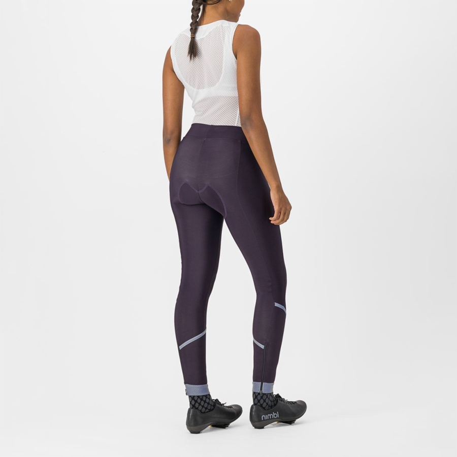 Silver Women Castelli VELOCISSIMA THERMAL Leggings | 164570-EMF