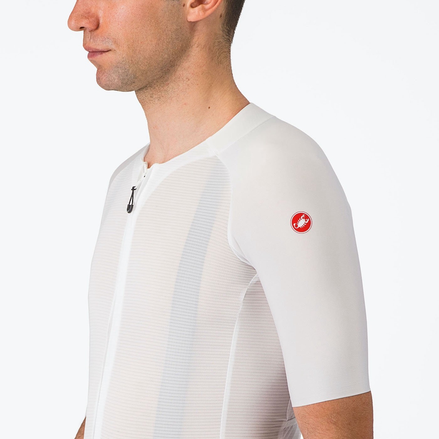 White Men Castelli AERO RACE 7.0 Jersey | 730218-IAS