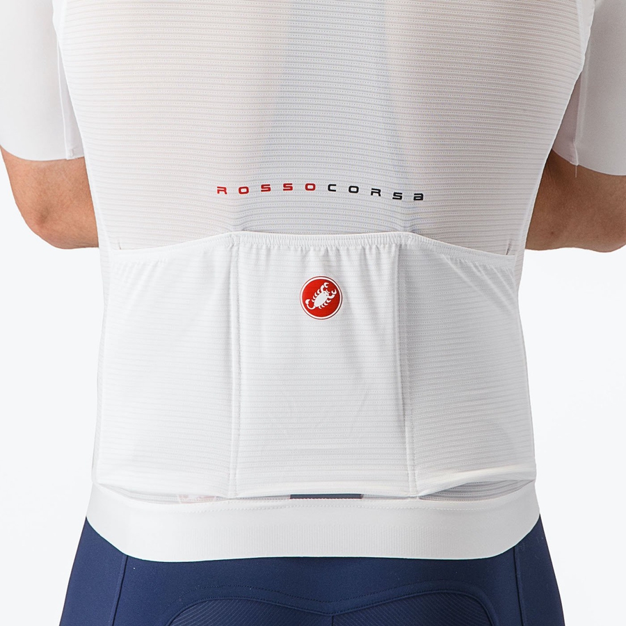 White Men Castelli AERO RACE 7.0 Jersey | 730218-IAS