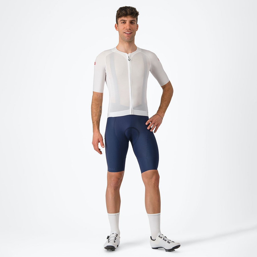 White Men Castelli AERO RACE 7.0 Jersey | 730218-IAS