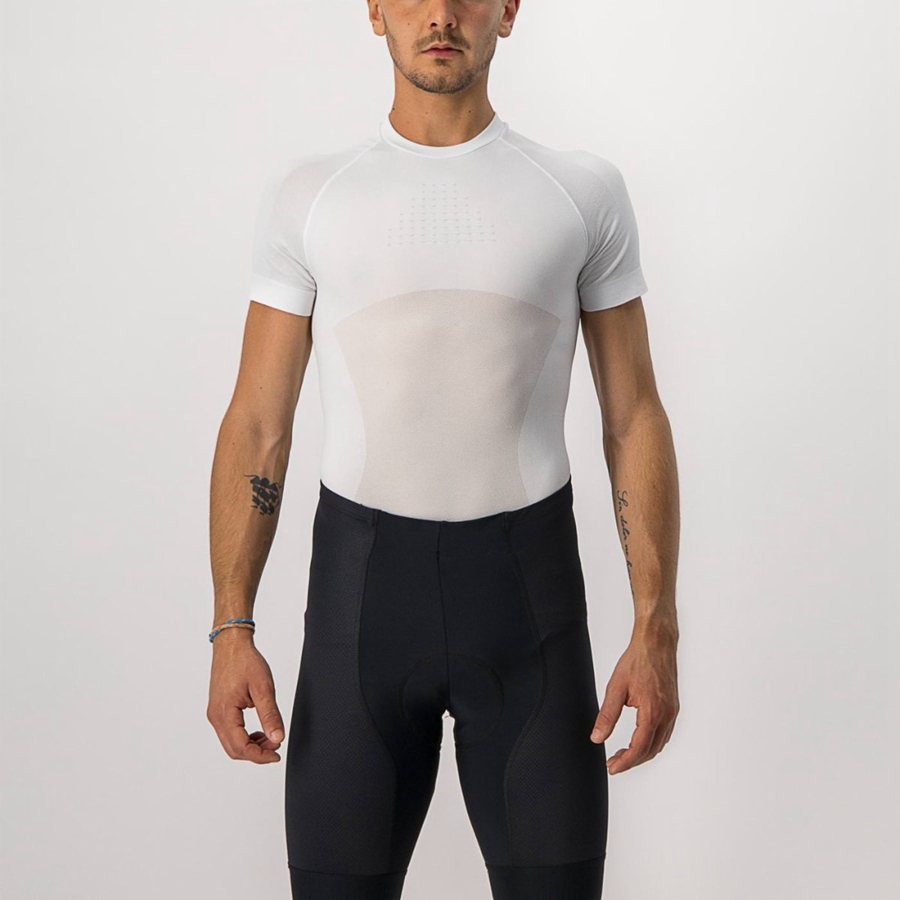 White Men Castelli CORE SEAMLESS SS Base Layer | 498031-ONZ