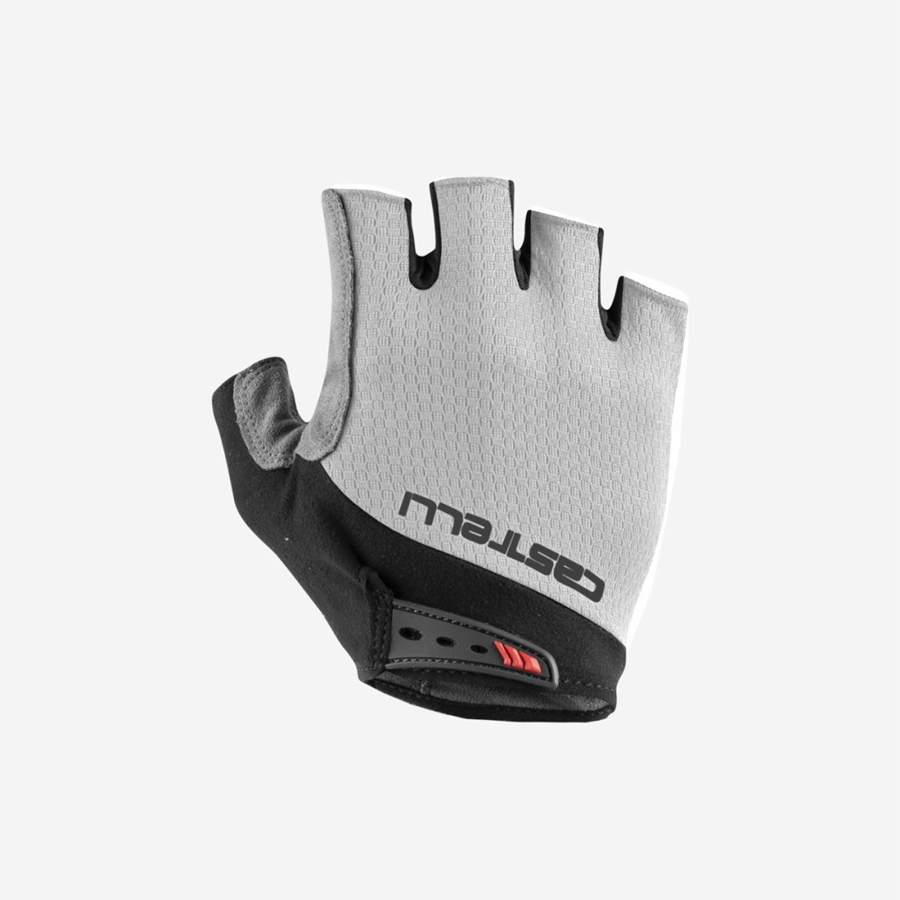 White Men Castelli ENTRATA V Gloves | 752490-VDJ