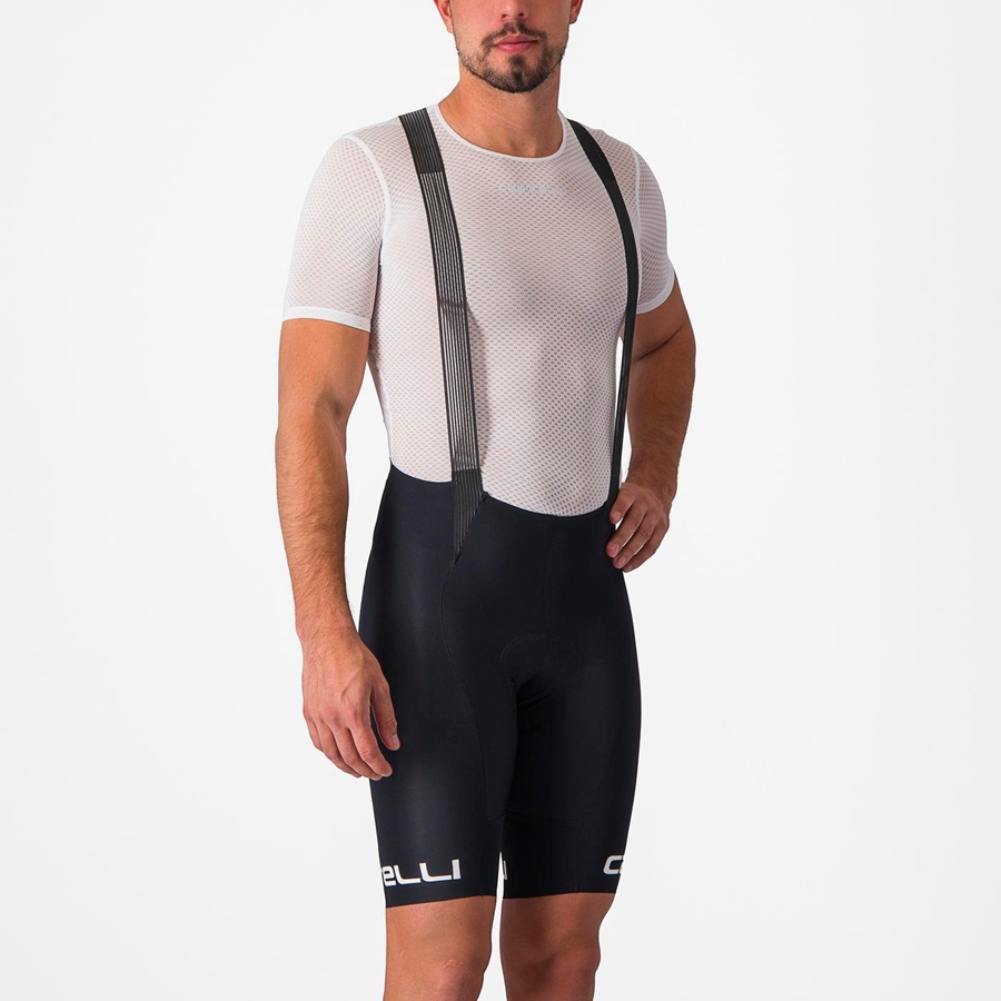 White Men Castelli PRO MESH 2.0 SHORT SLEEVE Base Layer | 309152-ZWC