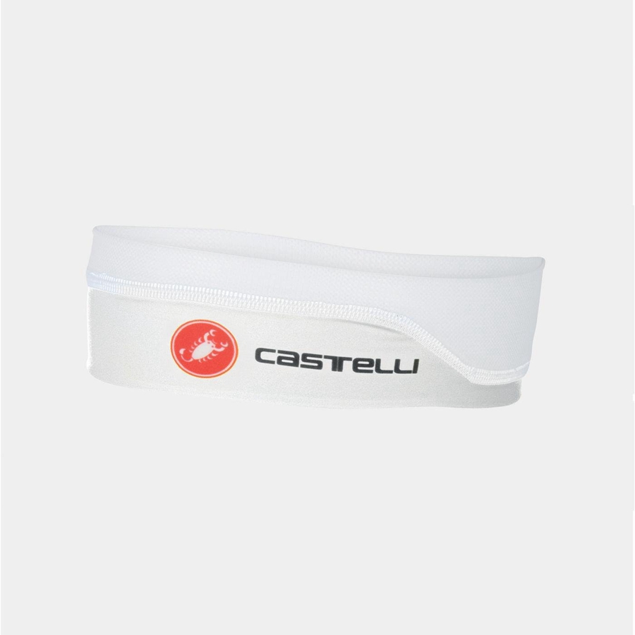 White Men Castelli SUMMER Headband | 714893-IWK