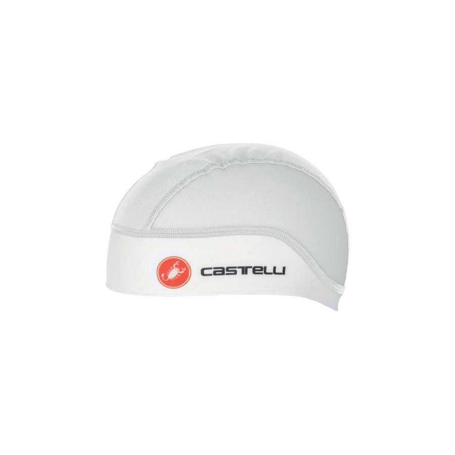 White Men Castelli SUMMER SKULL Cap | 204513-FKX