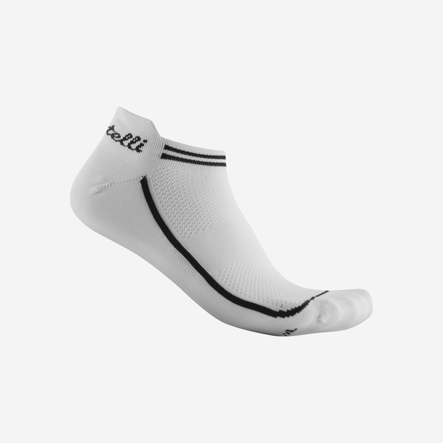 White Women Castelli INVISIBILE Socks | 306951-NMB