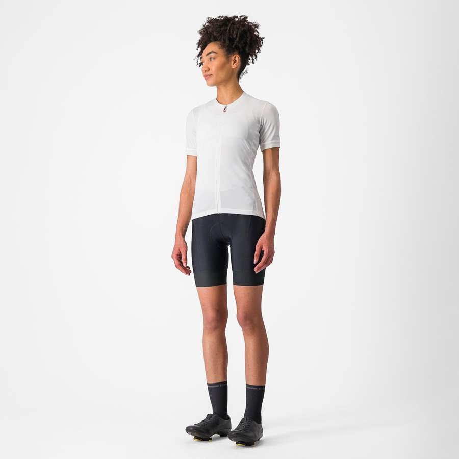 White Women Castelli LIBERA Jersey | 706891-SXI