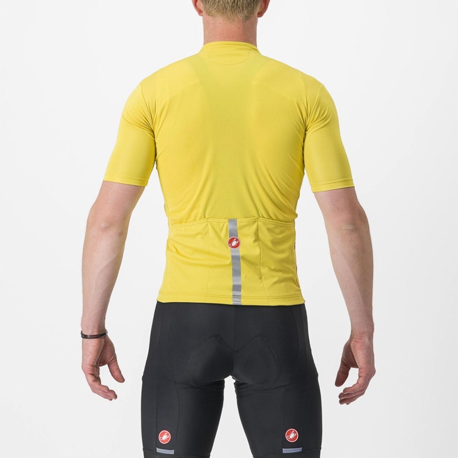 Yellow Men Castelli CLASSIFICA Jersey | 942683-ALQ