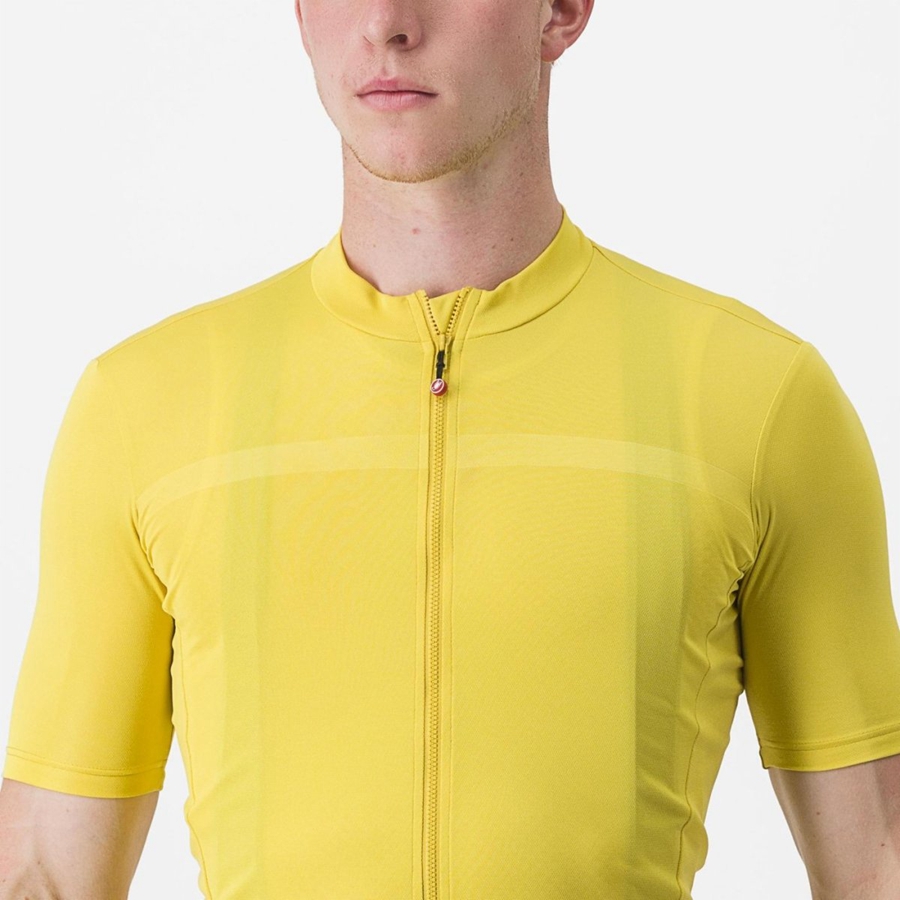 Yellow Men Castelli CLASSIFICA Jersey | 942683-ALQ