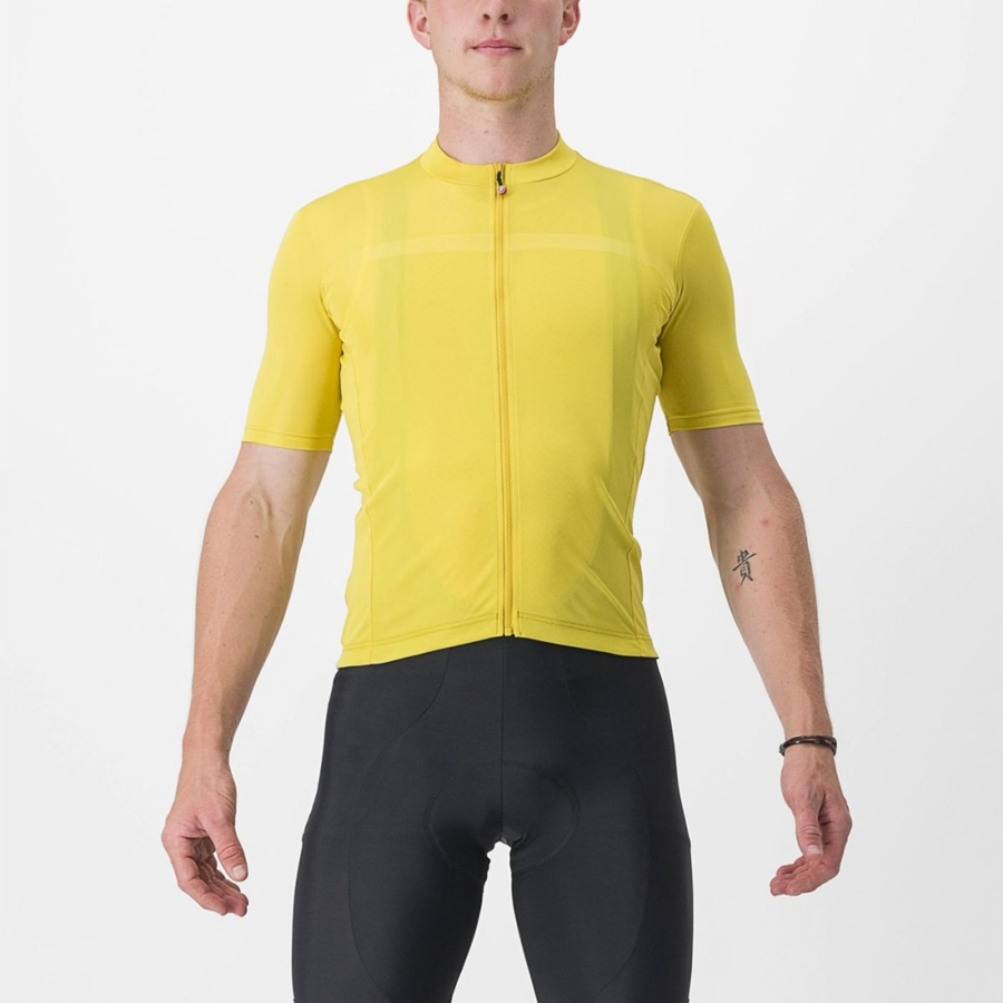 Yellow Men Castelli CLASSIFICA Jersey | 942683-ALQ