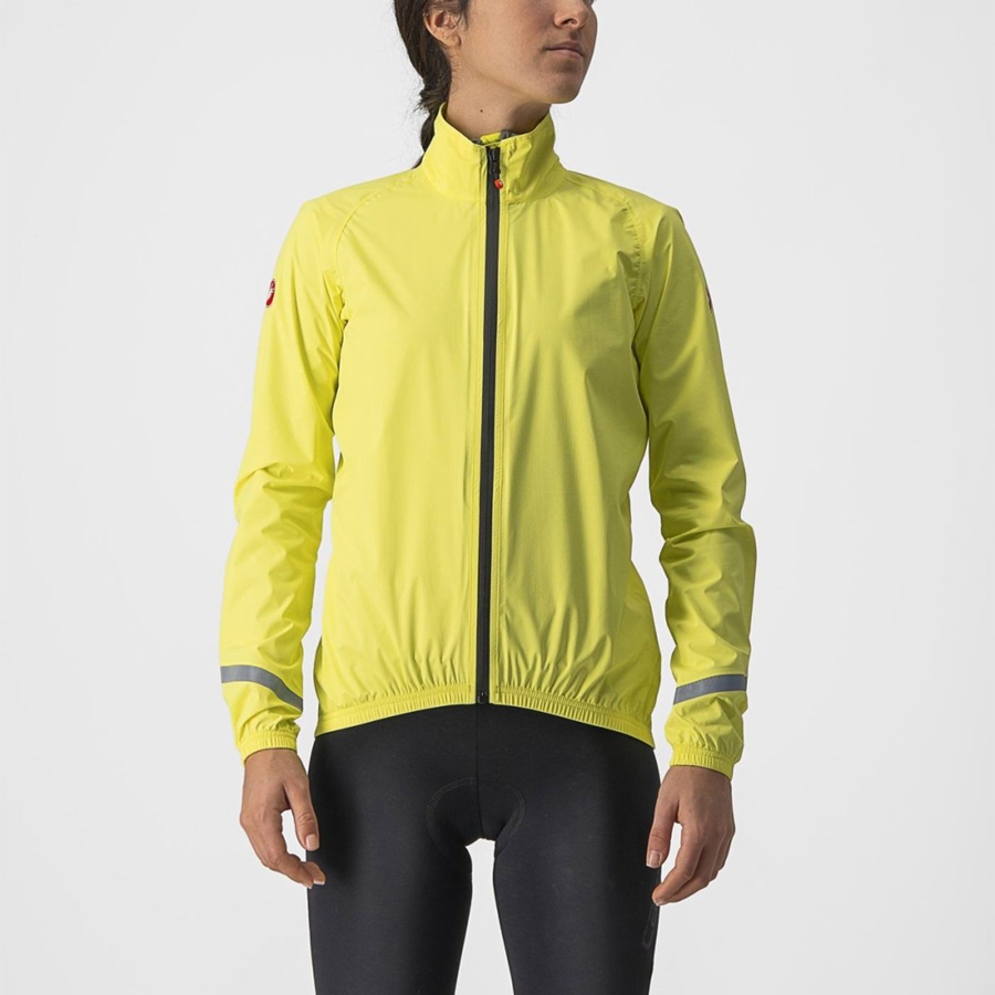 Yellow Women Castelli EMERGENCY 2 W RAIN Protection | 760915-HTO